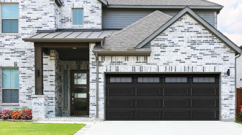 A Wayne Dalton steel garage door