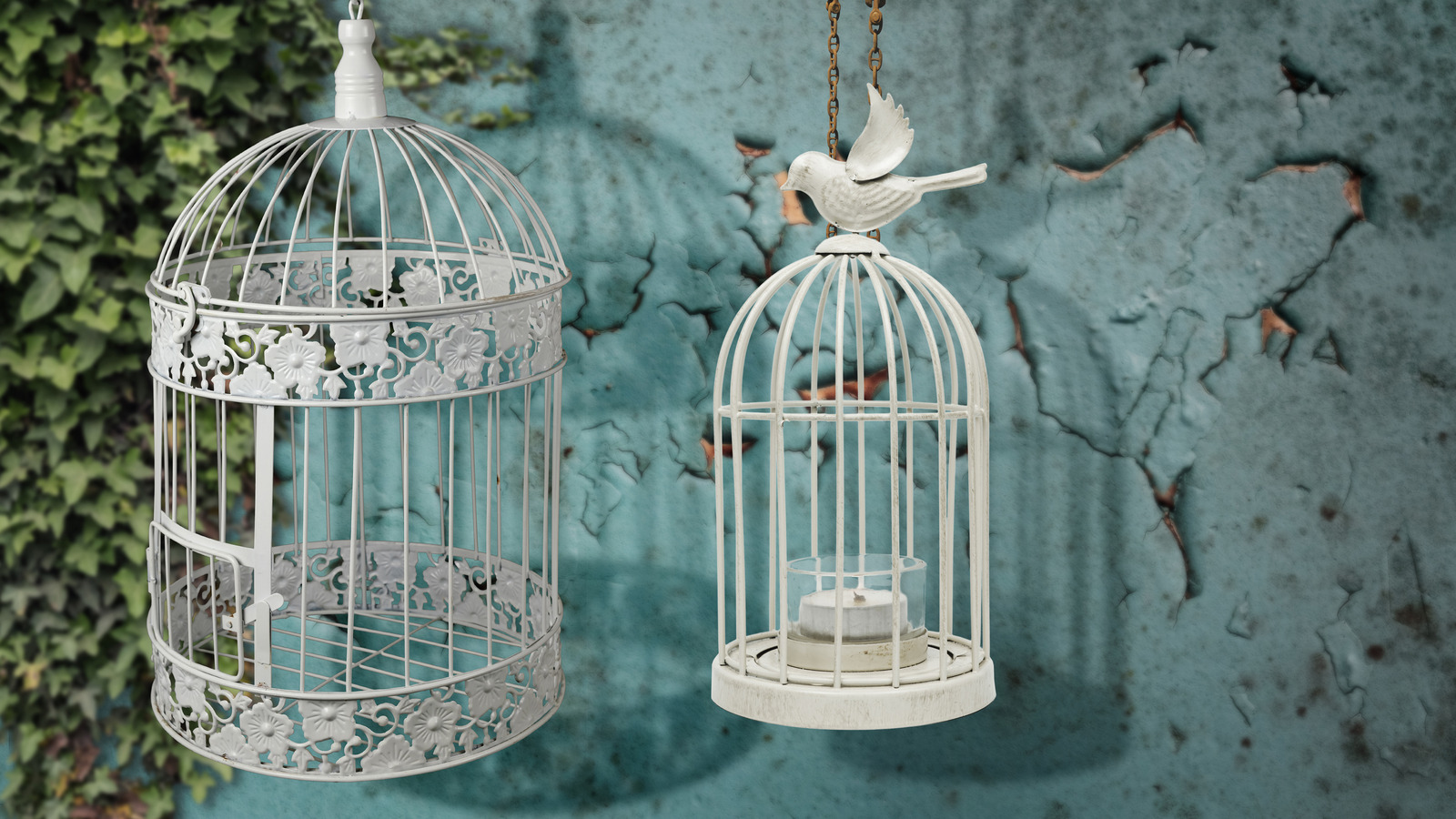 Upcycle An Old Bird Cage To Add Instant Charm To Your Front Porch