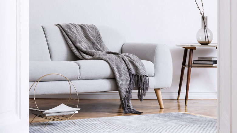 Grey Scandi living room 