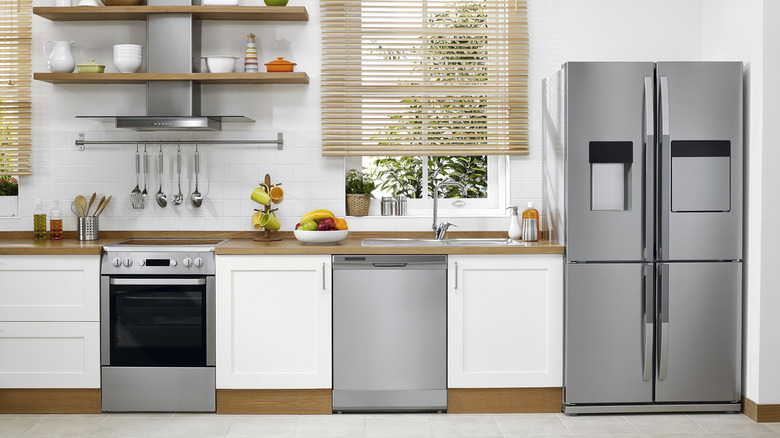 stainless steel kitchen