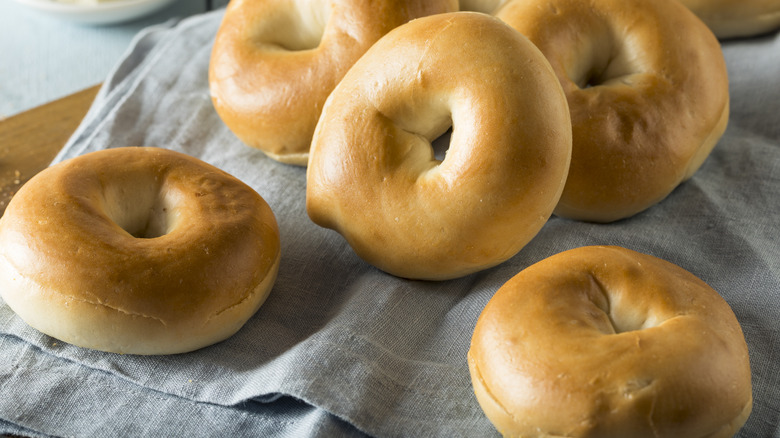 bagels on table