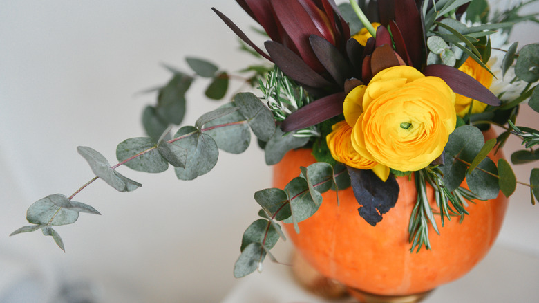 pumpkin centerpiece