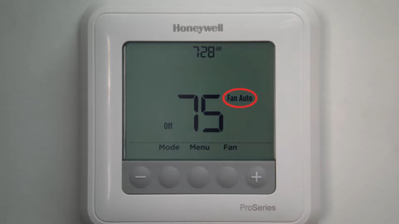 auto fan thermostat