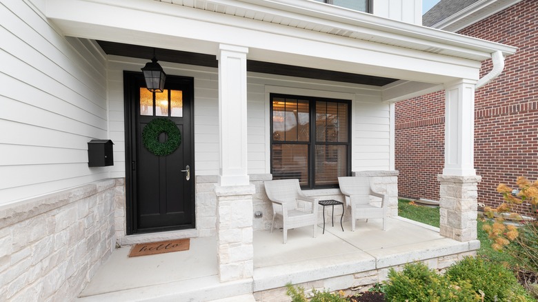 front porch of a home