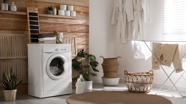 laundry mudroom shelves and drawers