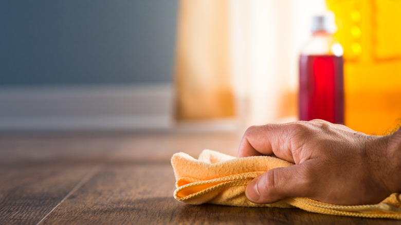 cleaning hardwood floors