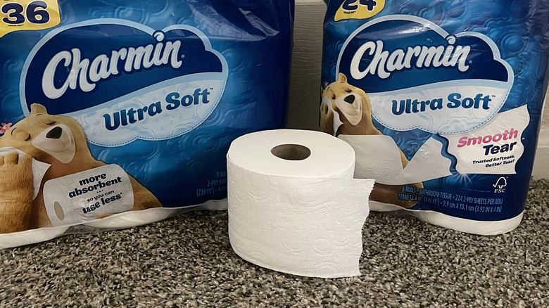 Charmin toilet paper smooth tear