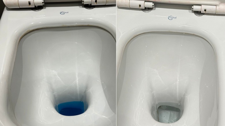 Gatorade in toilet 