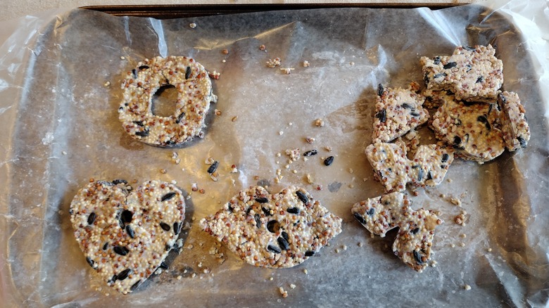 homemade birdseed cakes