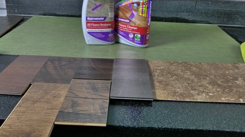 Rejuvenate products and restored flooring