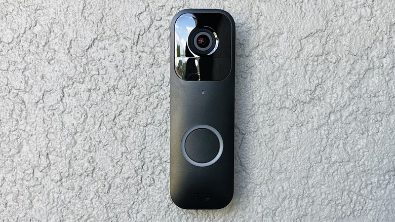 Smart doorbell close-up