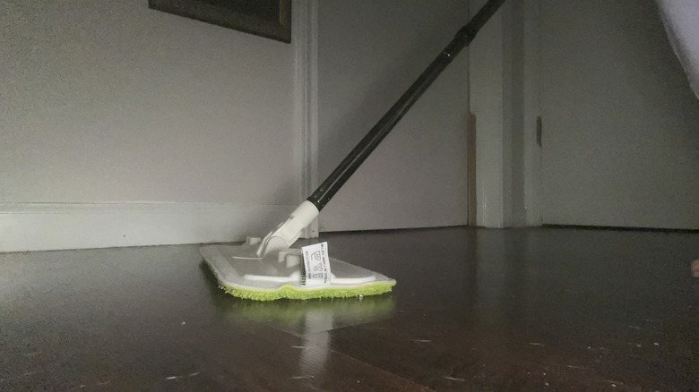 Mop on floor