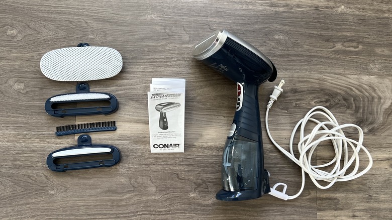 Conair steamer with attachments