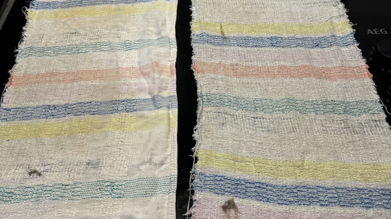 Side-by-side rag comparison 