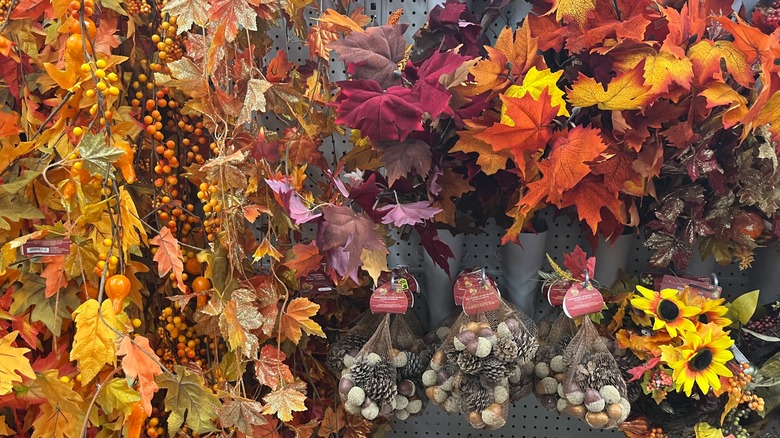 fall craft supplies at dollar store