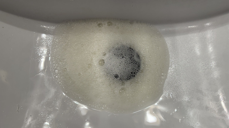 fizzy mix in sink drain