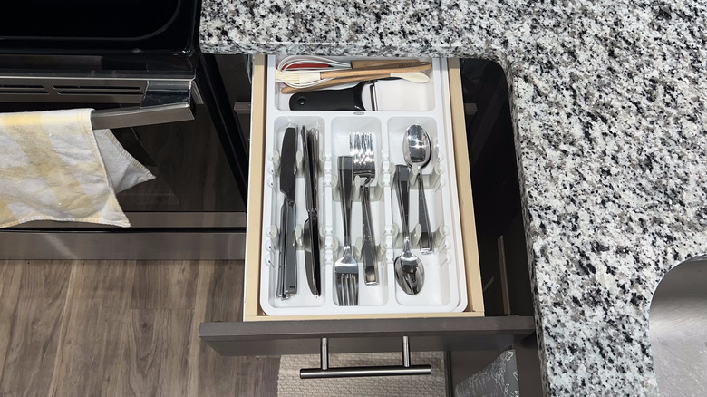 utensil organizer inside drawer