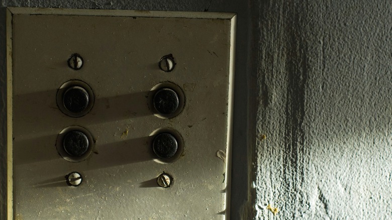 Example of push button light switch