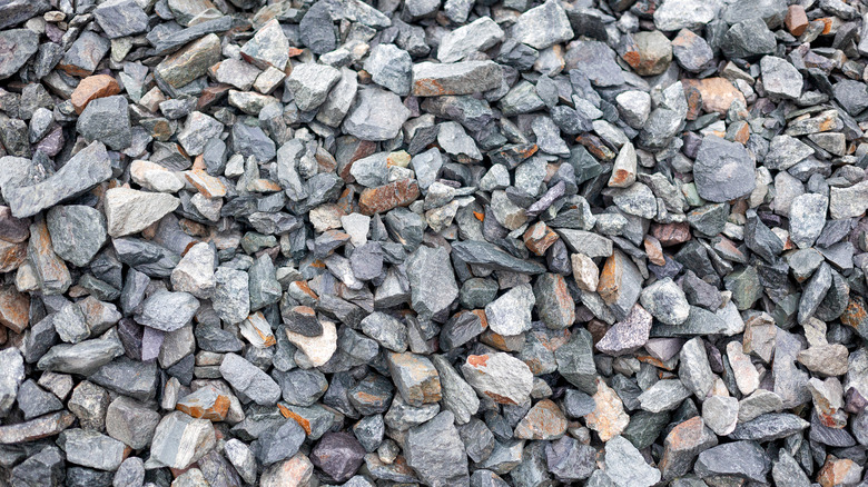 Pile of decomposed granite