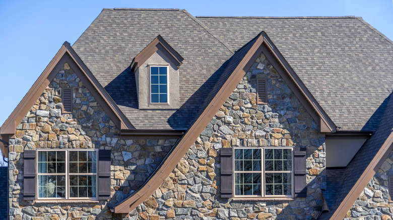 stone house siding