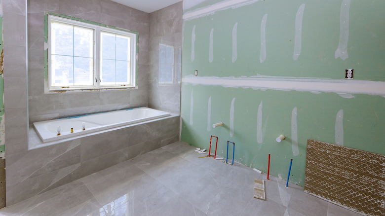 Bathroom under remodel