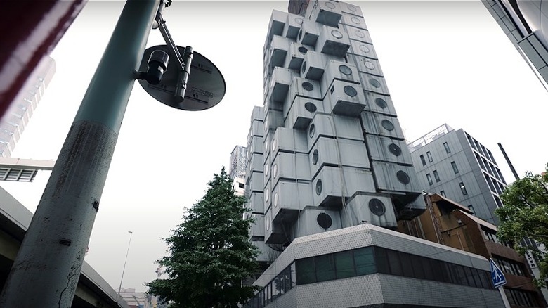 Capsule Tower in Tokyo