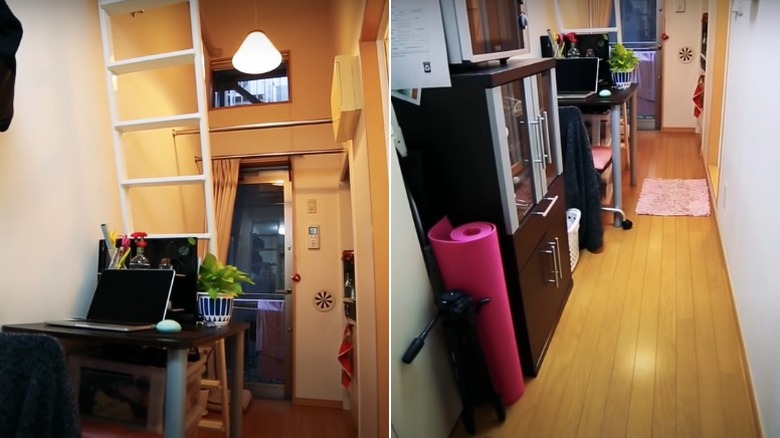 Small living space in Tokyo