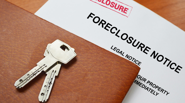 a foreclosure notice