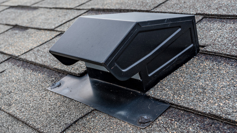 A rooftop box vent