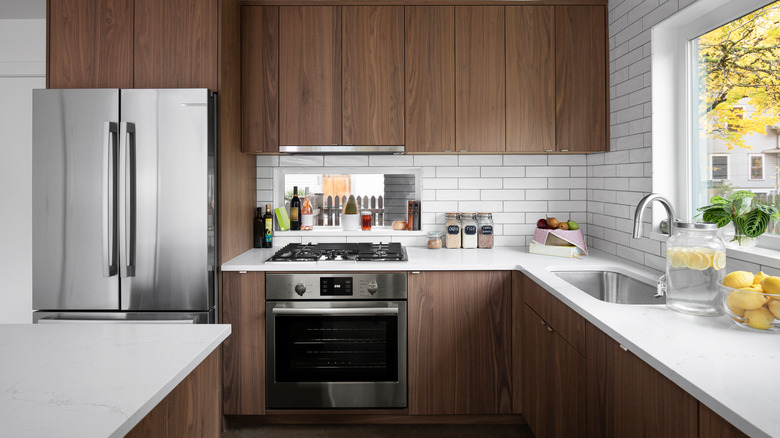 Kitchen with luxury appliances