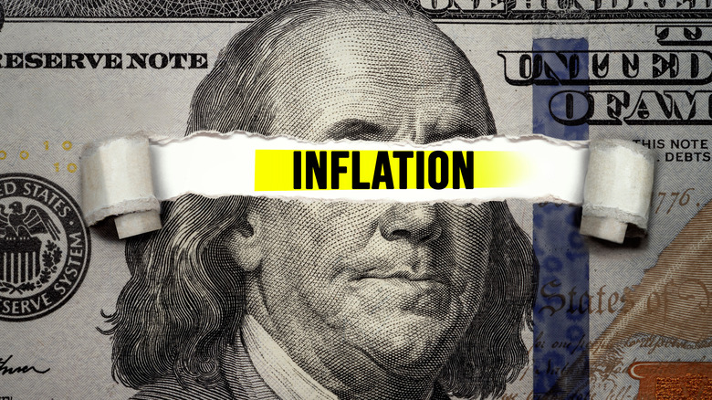 Inflation on a bank note