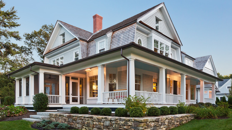 Home exterior with trim and fascia