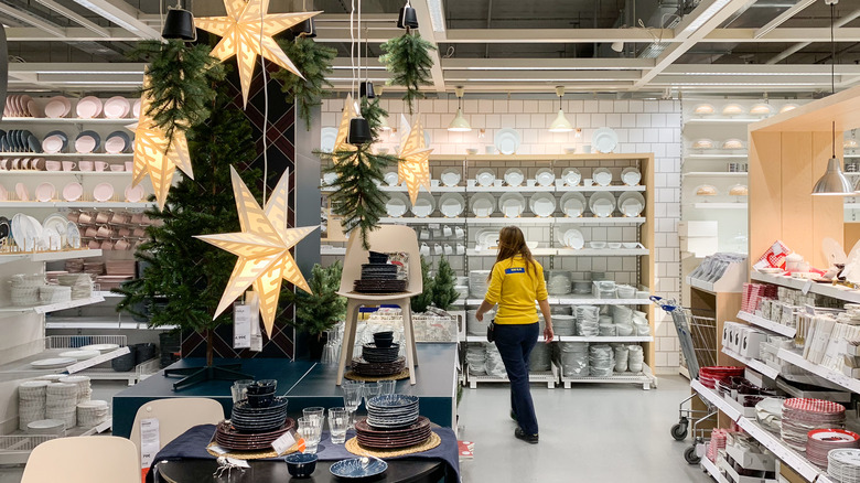 IKEA Christmas Tree in store