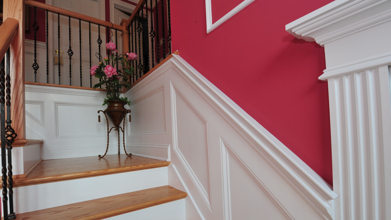 wainscoting and corbels