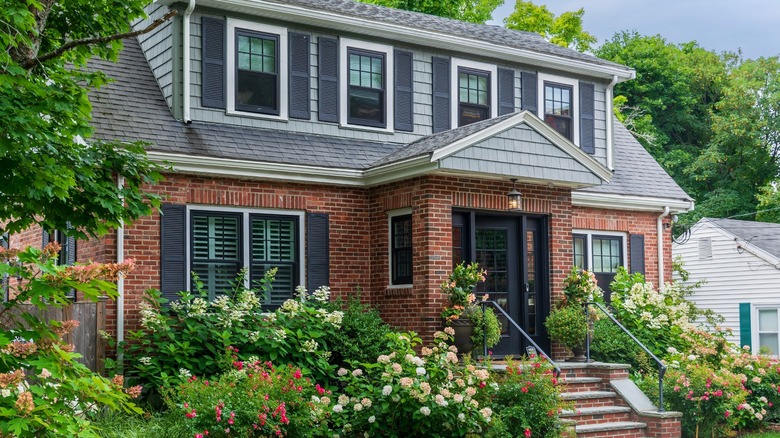 older brick house exterior