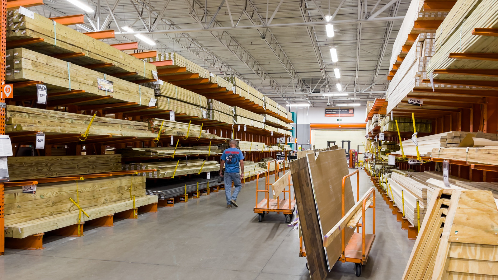 Lumber cart home depot