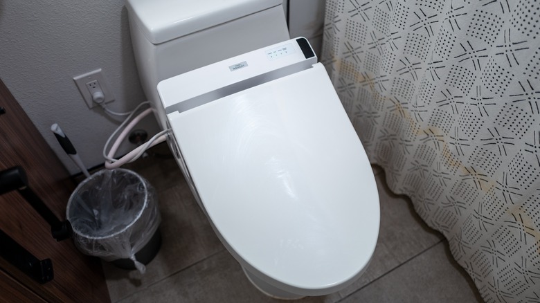 TOTO toilet with bidet