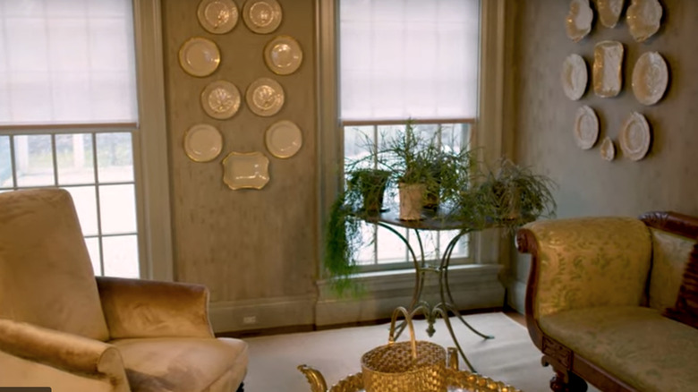 Sitting room inside Winter House