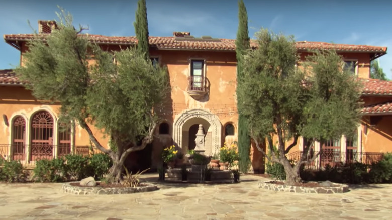 front entrance of Bachelor mansion