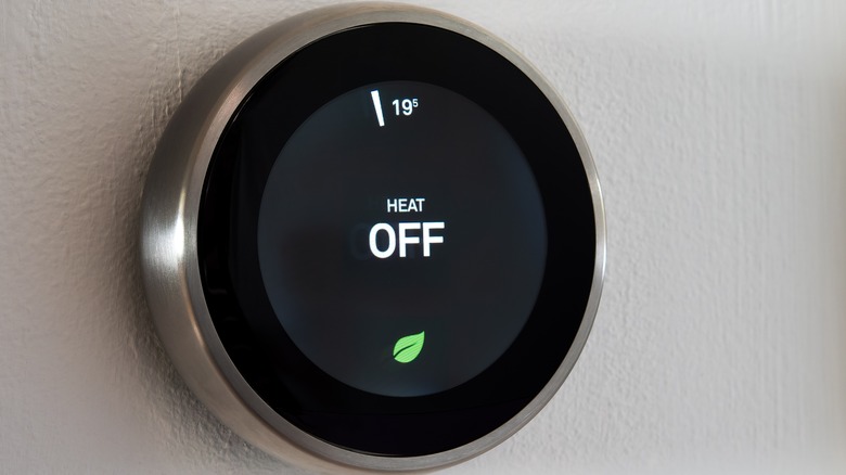 Nest thermostat turned off