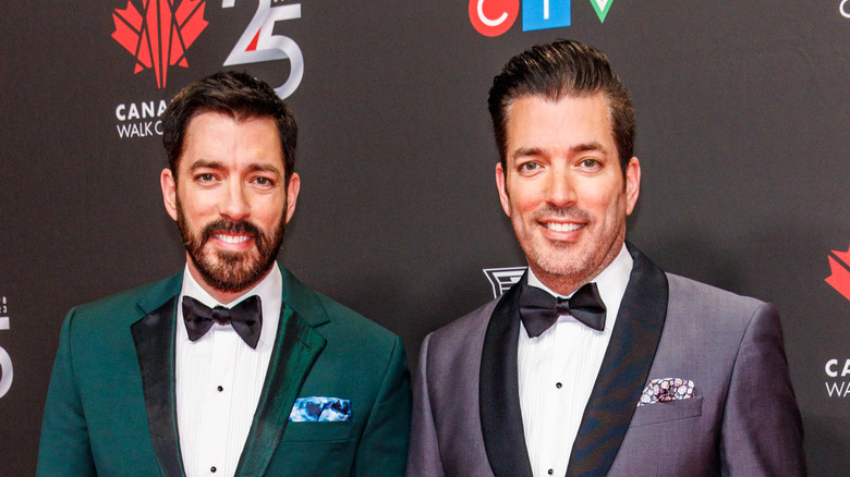 The Property Brothers at a red carpet event