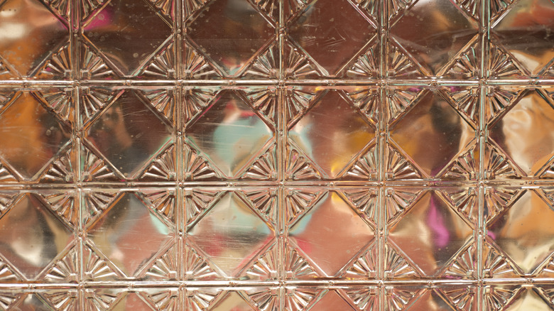 Copper backsplash material