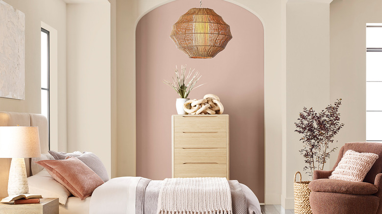 Pastel boho bedroom