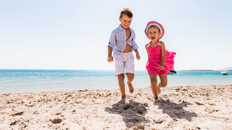 Kids on the beach