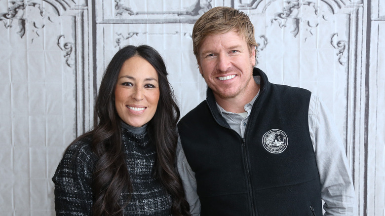 Chip and Joanna Gaines smiling