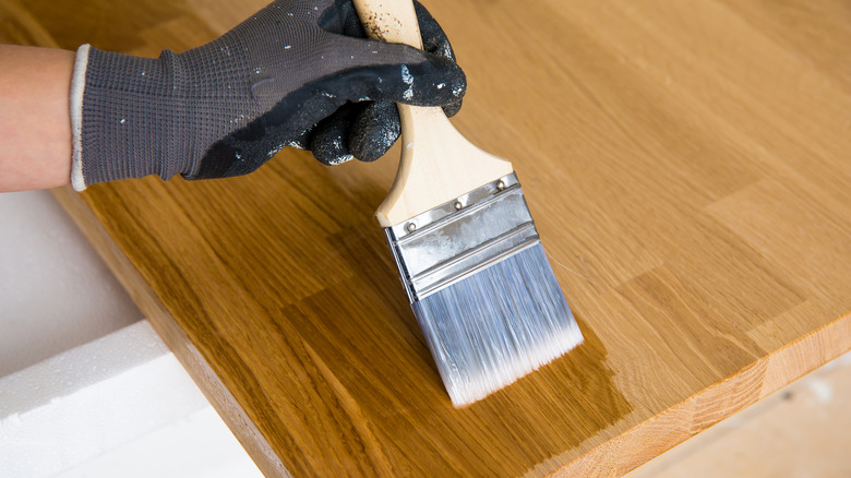 sealing wood countertops