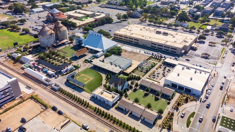 Magnolia Market from overhead