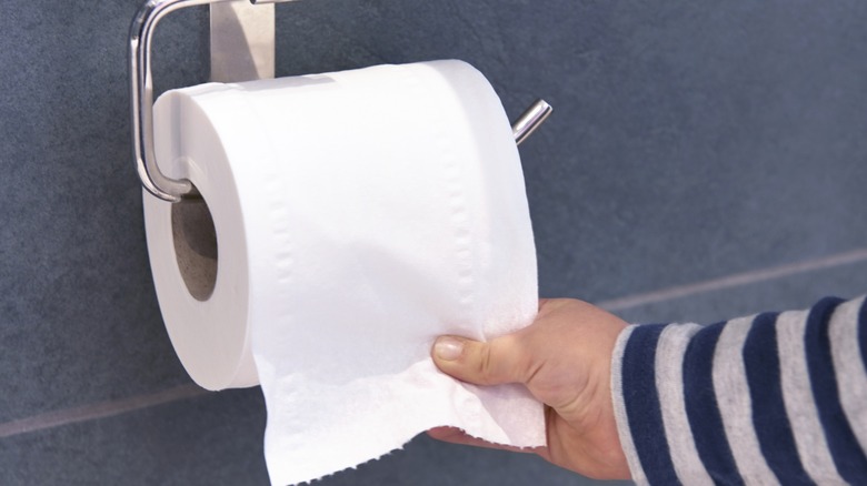 Toilet roll holder