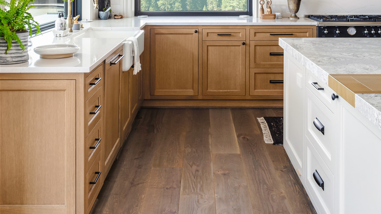 Hardwood in kitchen