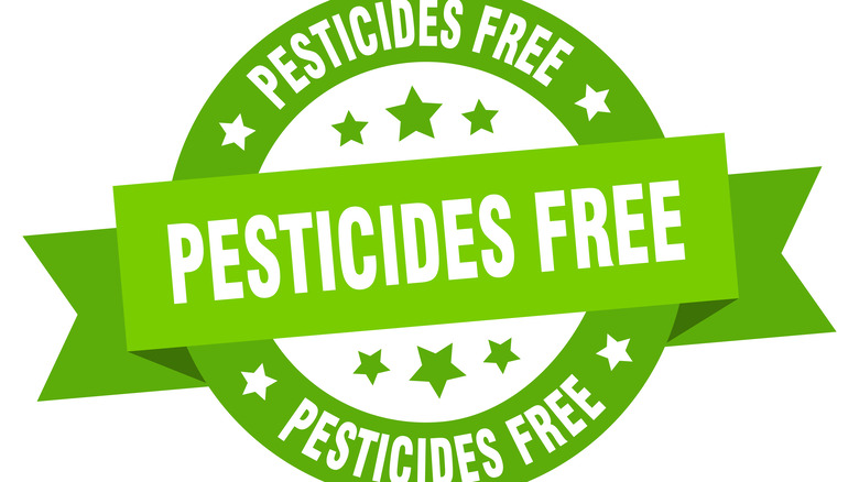 Pesticide free sign